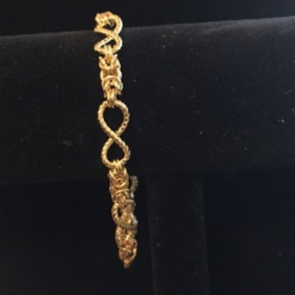 Byzantine and Infinity Link 7.25 inch Bracelet - Picture 9 of 9